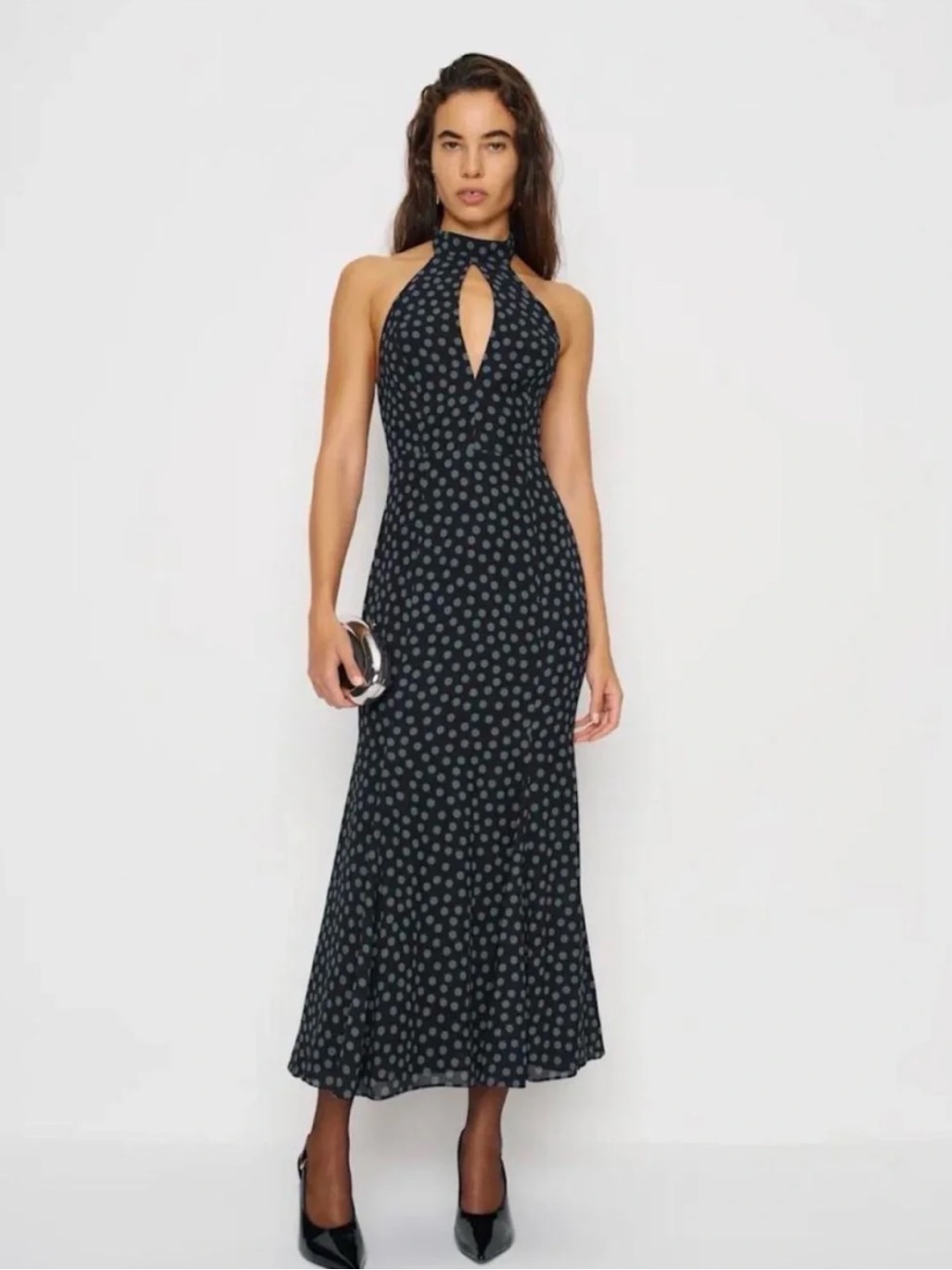 Reformation Noele Dress Cosmic Dot